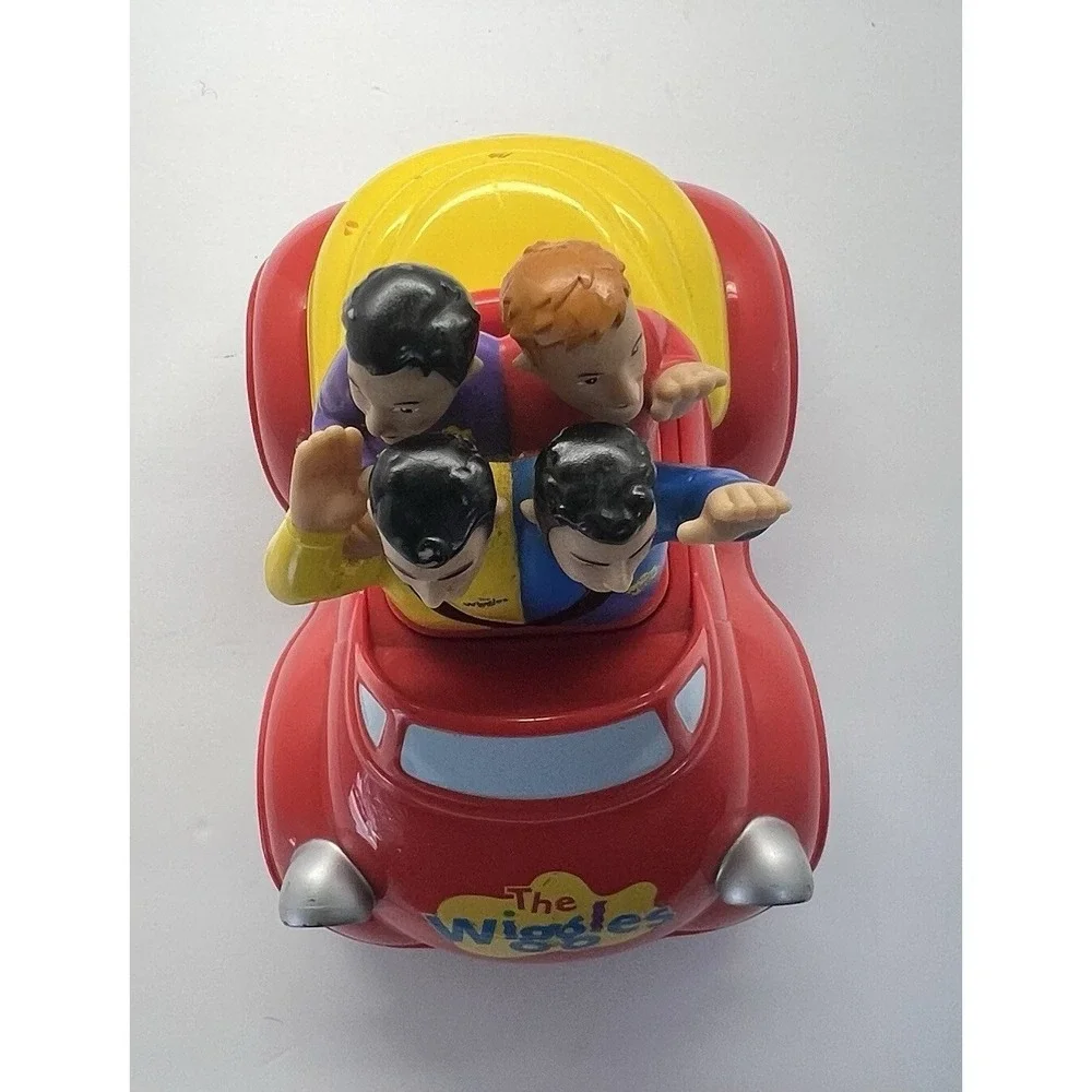 Vintage 2003 The Wiggles Big Red Car Musical Motion Toy Vehicle SpinMaster WORKS